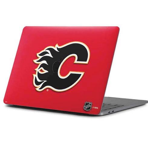 NHL Calgary Flames Solid Background Apple MacBook Pro 13-inch Skin