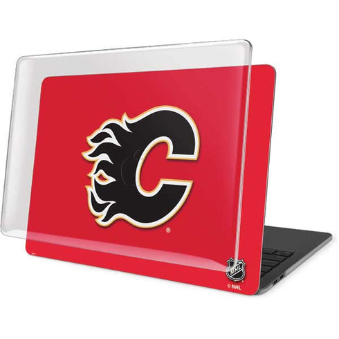 NHL Calgary Flames Solid Background MacBook Pro 13in (2020) Case plus Skin