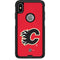 NHL Calgary Flames Solid Background Otterbox Commuter iPhone Skin