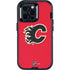 NHL Calgary Flames Solid Background Otterbox Defender iPhone Skin