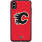 NHL Calgary Flames Solid Background Otterbox Symmetry iPhone Skin