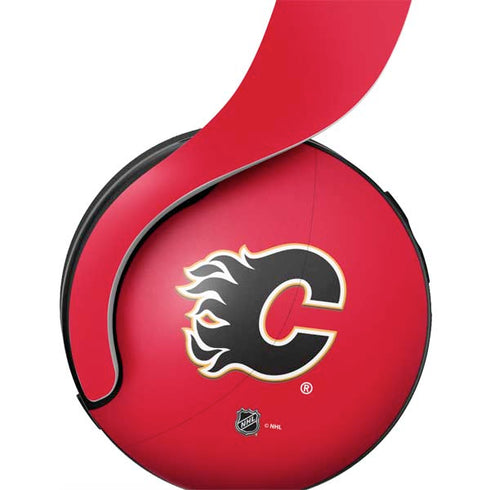 NHL Calgary Flames Solid Background PULSE 3D Wireless Headset for PS5 Skin