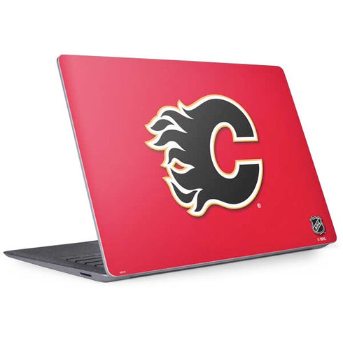 NHL Calgary Flames Solid Background Surface Laptop 3 13.5in Skin