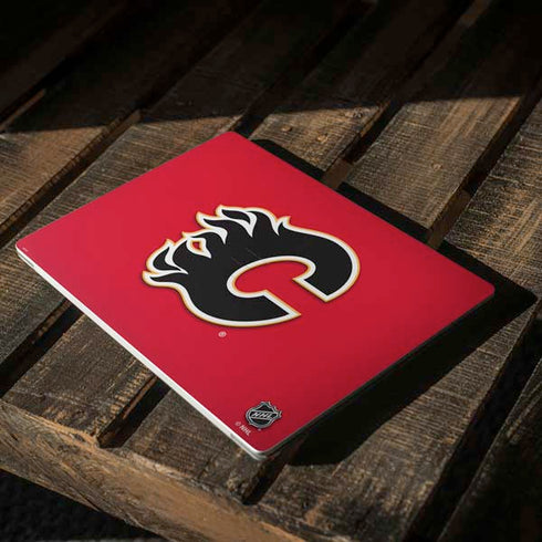 NHL Calgary Flames Solid Background Surface Laptop 3 13.5in Skin