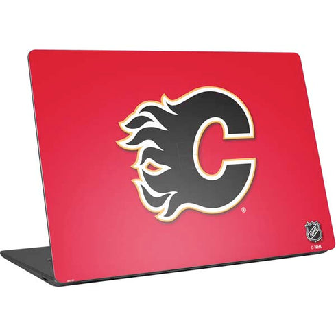 NHL Calgary Flames Solid Background Surface Laptop 4 15in Skin