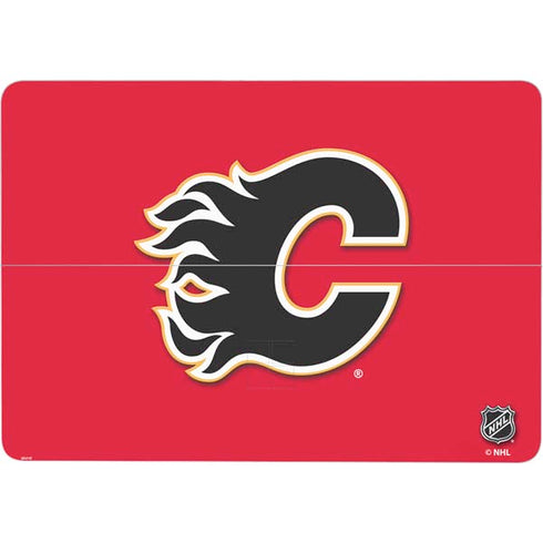NHL Calgary Flames Solid Background Surface Laptop Studio Skin