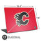 NHL Calgary Flames Solid Background Universal Laptop 13in (10.6 x 7.6in) Skin