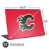 NHL Calgary Flames Solid Background Universal Laptop 13in (10.6 x 7.6in) Skin