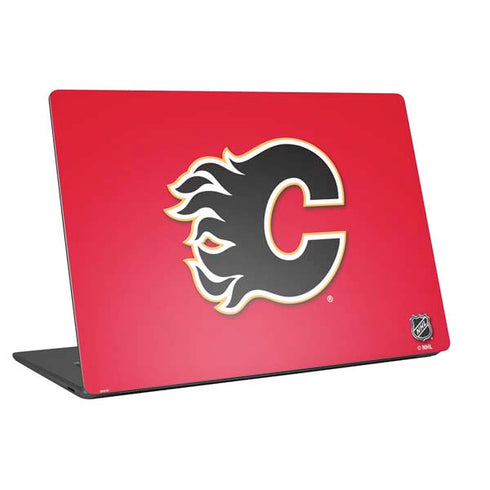 NHL Calgary Flames Solid Background Universal Laptop 14in (11.4 x 8.2in) Skin