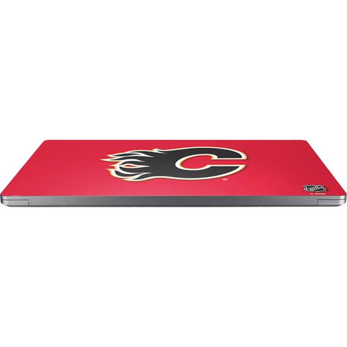 NHL Calgary Flames Solid Background Universal Laptop 14in (11.4 x 8.2in) Skin