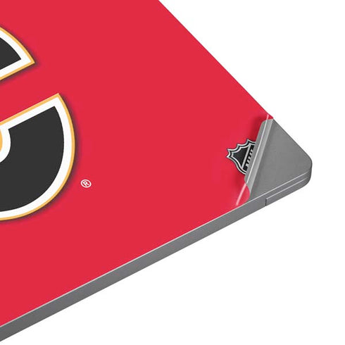 NHL Calgary Flames Solid Background Universal Laptop 14in (11.4 x 8.2in) Skin