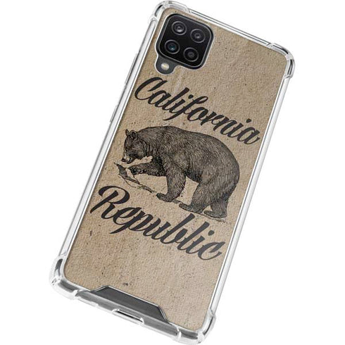 Cali Republic Vintage Galaxy A12 Clear Case