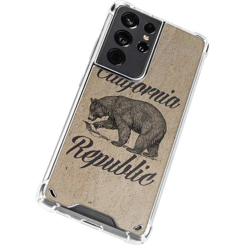 Cali Republic Vintage Galaxy S21 Ultra 5G Clear Case