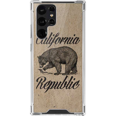 Cali Republic Vintage Galaxy S22 Ultra Clear Case