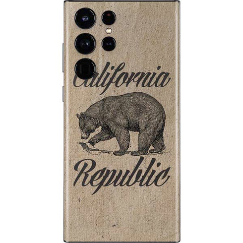 Cali Republic Vintage Galaxy S22 Ultra Skin