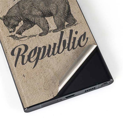 Cali Republic Vintage Galaxy S22 Ultra Skin