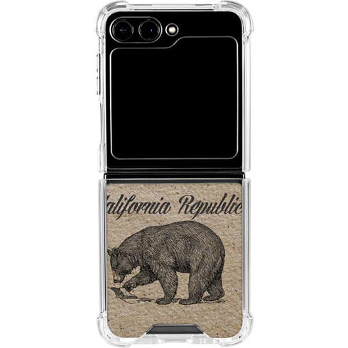 Cali Republic Vintage Galaxy Z Flip5 5G Clear Case