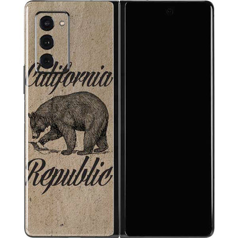Cali Republic Vintage Galaxy Z Fold2 5G Skin
