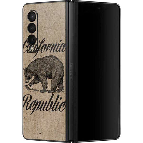 Cali Republic Vintage Galaxy Z Fold3 5G Skin