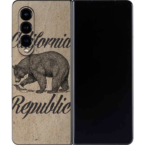 Cali Republic Vintage Galaxy Z Fold4 5G Skin