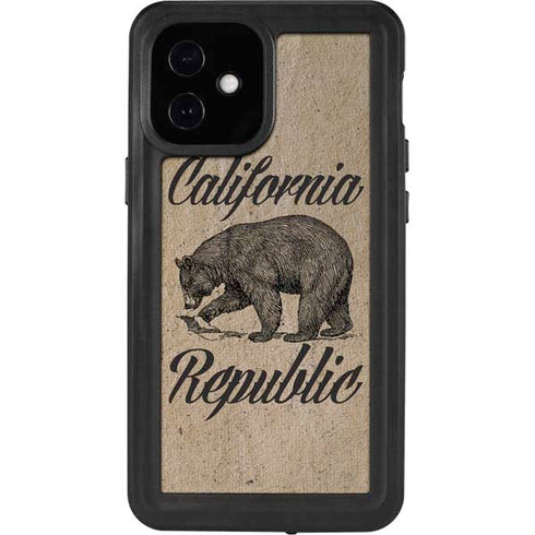 Cali Republic Vintage iPhone 12 Mini Waterproof Case