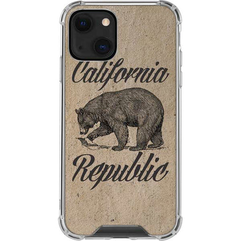Cali Republic Vintage iPhone 13 Mini Clear Case