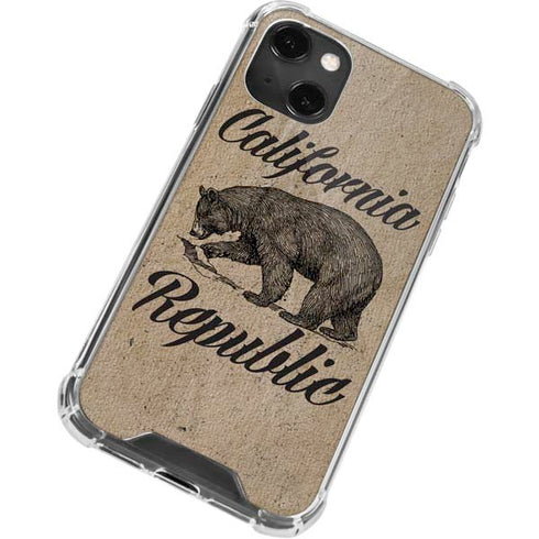 Cali Republic Vintage iPhone 13 Mini Clear Case