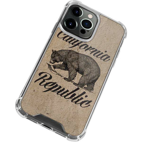 Cali Republic Vintage iPhone 15 Pro Max Clear Case