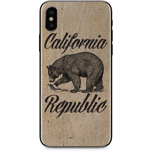 Cali Republic Vintage iPhone XS Skin