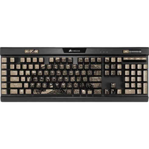 Cali Republic Vintage K95 RGB PLATINUM Mechanical Gaming Keyboard Skin