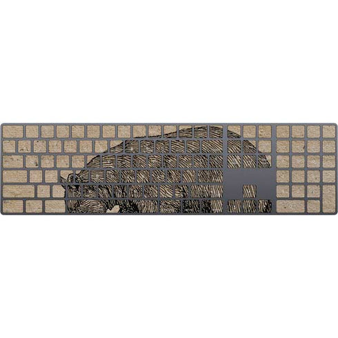 Cali Republic Vintage Magic Keyboard with Numeric Keypad Skin