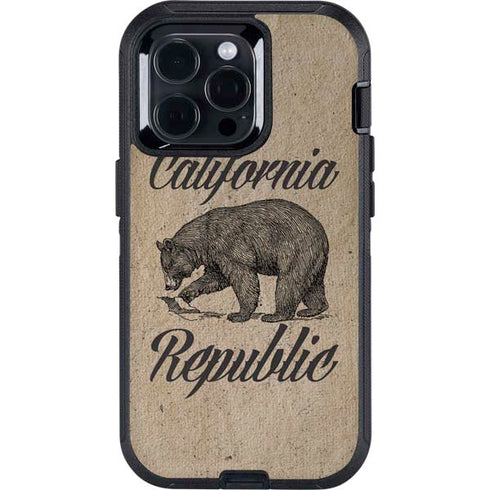 Cali Republic Vintage Otterbox Defender iPhone Skin