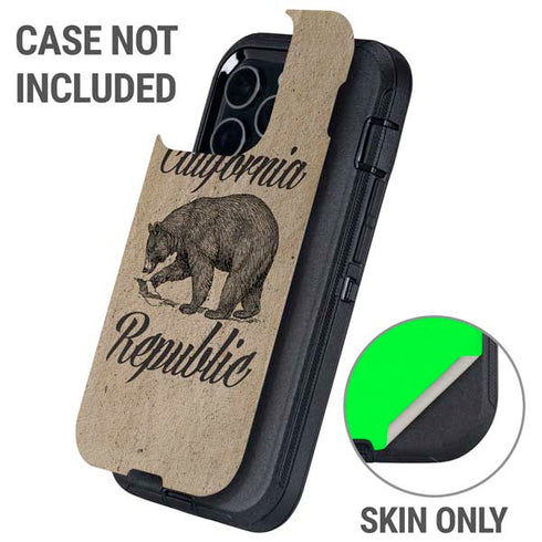 Cali Republic Vintage Otterbox Defender iPhone Skin