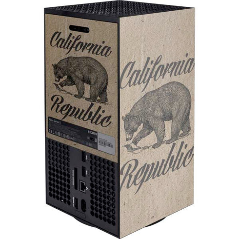 Cali Republic Vintage Xbox Series X Console Skin