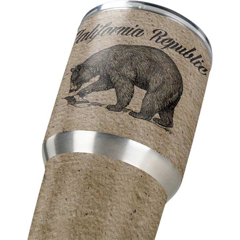 Cali Republic Vintage Yeti 30oz Rambler Tumbler Skin