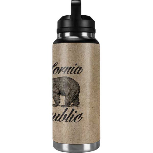 Cali Republic Vintage YETI Rambler 36oz Bottle Skin