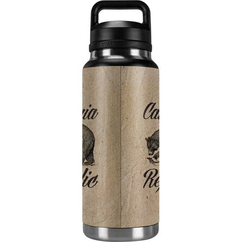 Cali Republic Vintage YETI Rambler 36oz Bottle Skin