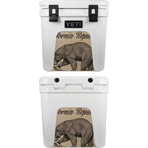 Cali Republic Vintage YETI Roadie 24 Hard Cooler Skin