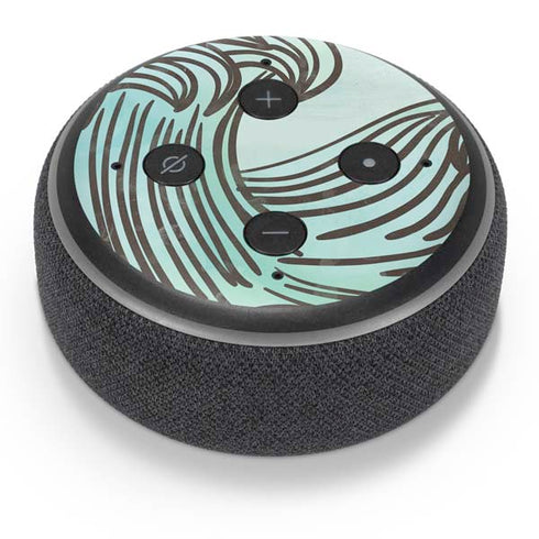 California Big Wave Amazon Echo Dot Skin
