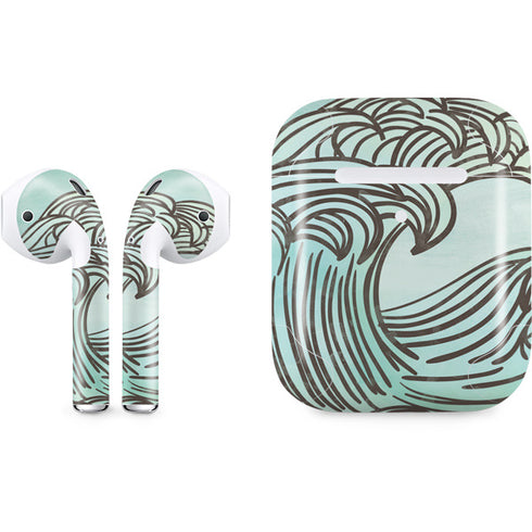 California Big Wave Apple AirPods 2 Skin