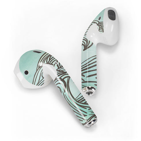 California Big Wave Apple AirPods 2 Skin