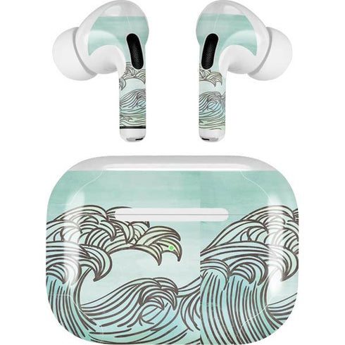 California Big Wave Apple AirPods Pro Skin