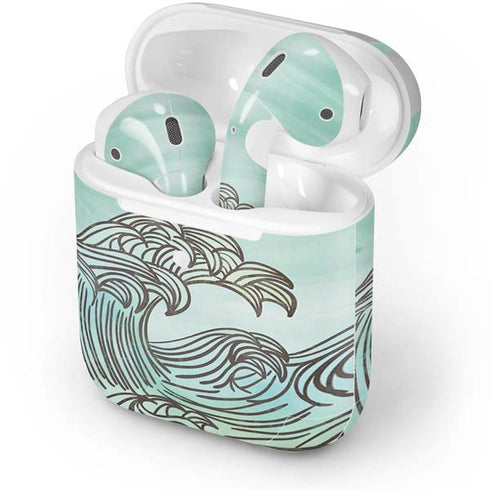 California Big Wave Apple AirPods Skin
