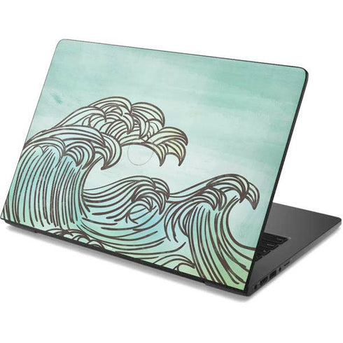 California Big Wave Dell Chromebook Skin