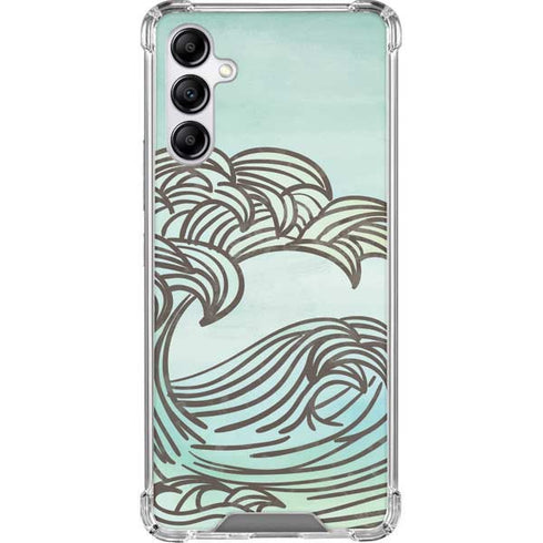 California Big Wave Galaxy A14 5G Clear Case