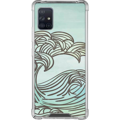 California Big Wave Galaxy A51 5G Clear Case