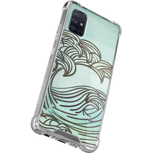 California Big Wave Galaxy A51 5G Clear Case