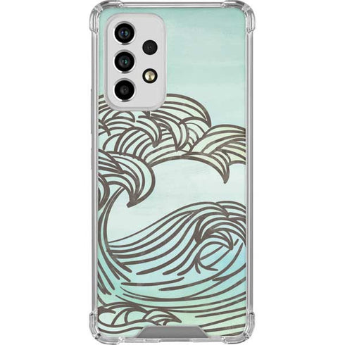 California Big Wave Galaxy A53 5G Clear Case