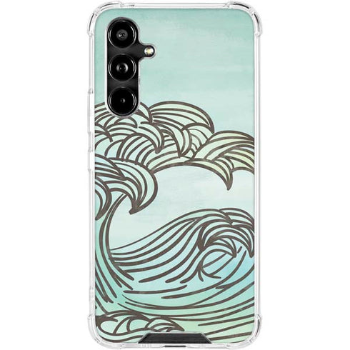 California Big Wave Galaxy A54 5G Clear Case