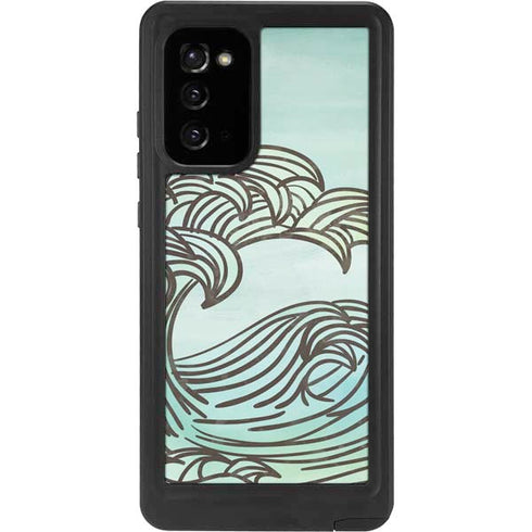 California Big Wave Galaxy Note20 5G Waterproof Case
